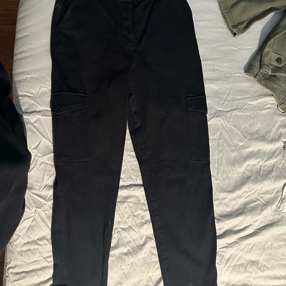Wilfred Black Cargo Jumpsuit Pants